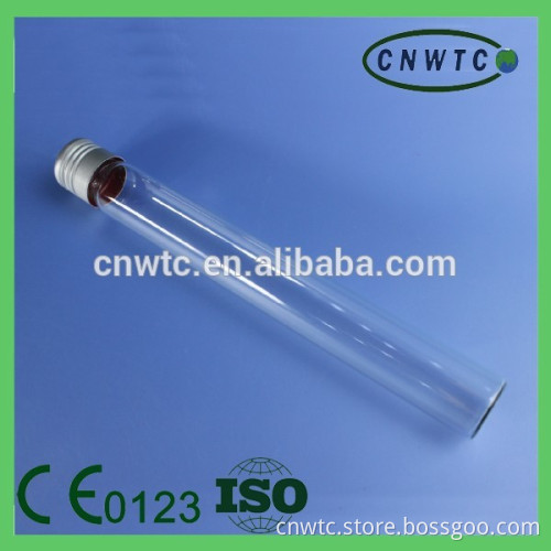 flat bottom glass tube